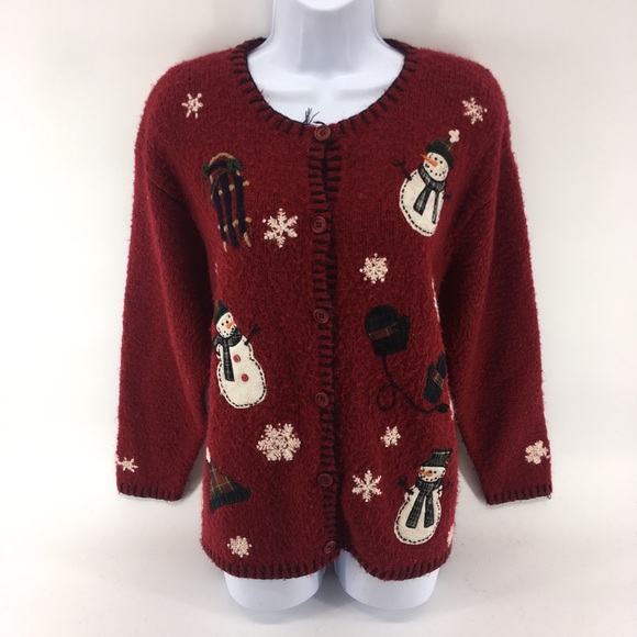 Croft and barrow large Christmas sweater Flaws - Picture 1 of 8